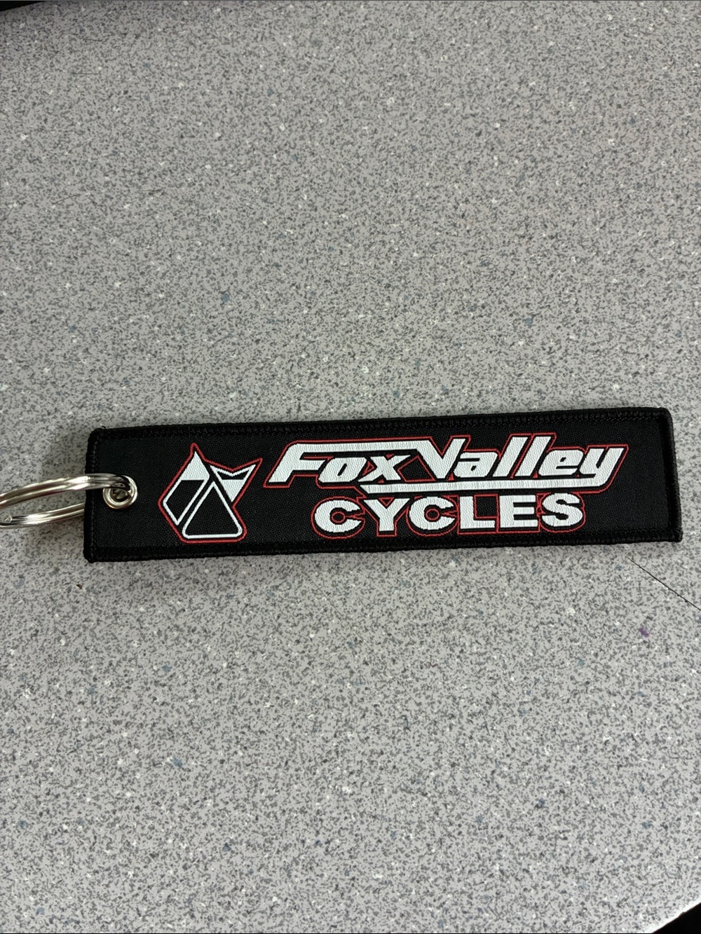 Black Fox Valley Cycles Keychain Tag